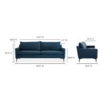 Paris Sofa Blue JM-1011-26 JM 1011 26 70