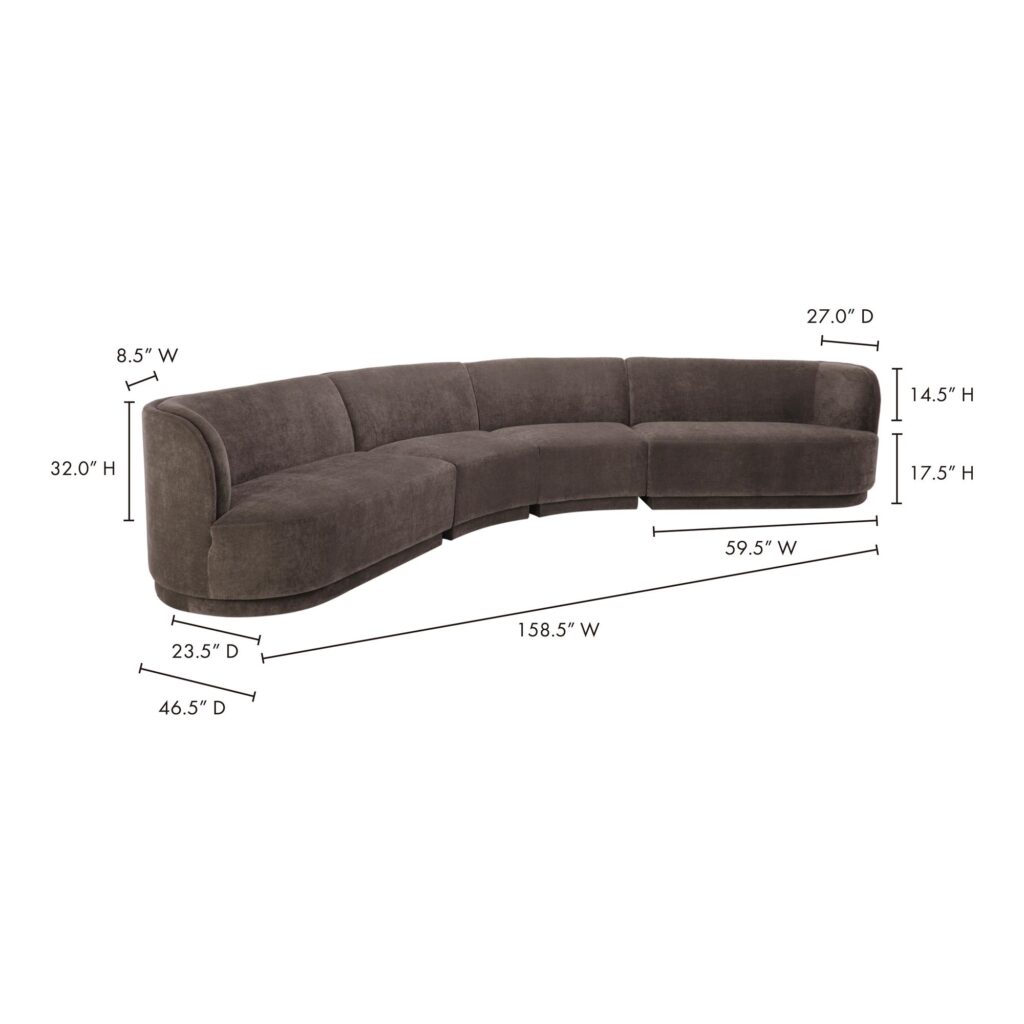 Yoon Eclipse Modular Sectional Chaise Left - Image 3