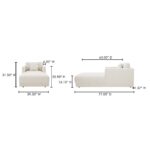 Bryn Chaise Oyster JM-1026-05 JM 1026 05 70