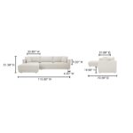 Bryn Sectional Left Oyster JM-1027-05-L-0 JM 1027 05 L 0 70