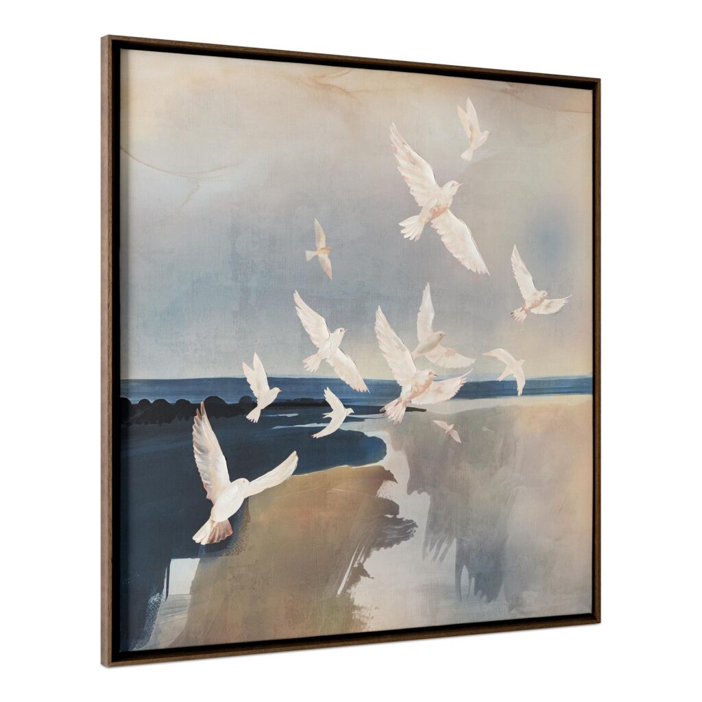 Flock Framed Painting - Image 2