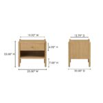 Billy Nightstand Natural JU-1001-24 JU 1001 24 70