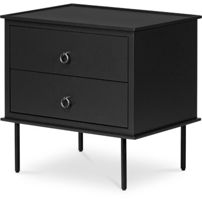 Reagan Nightstand Black 14 Reagan Nightstand Black JU-1006-02 JU 1006 02 01