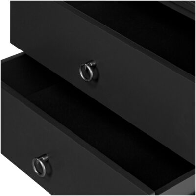 Reagan Nightstand Black 20 Reagan Nightstand Black JU-1006-02 JU 1006 02 07