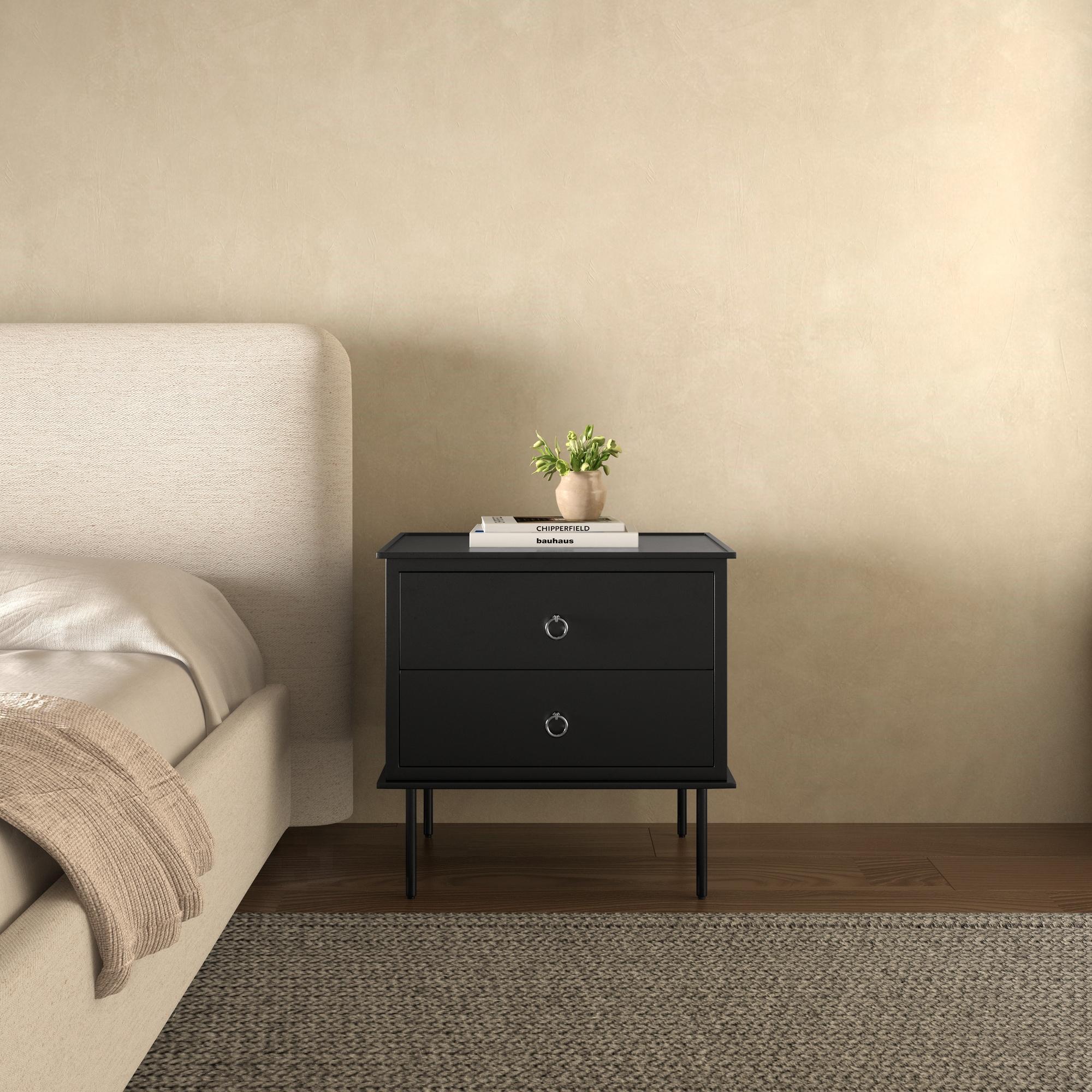 Reagan Nightstand Black 11 Reagan Nightstand Black - Image 11