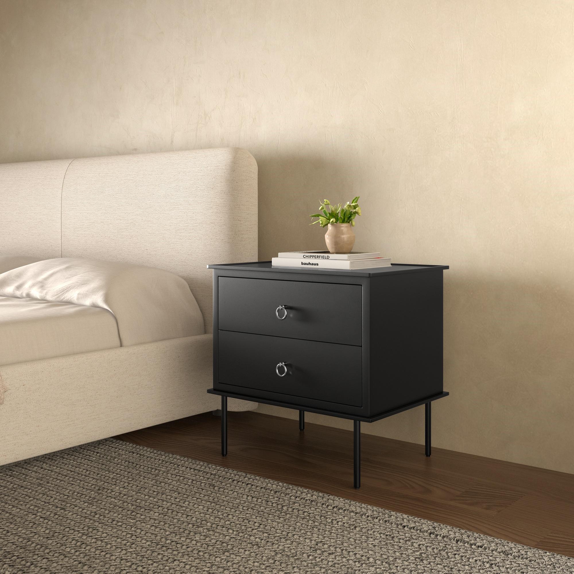 Reagan Nightstand Black 12 Reagan Nightstand Black - Image 12