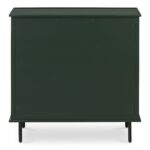 Reagan 3 Drawer Nightstand Deep Green JU-1007-27 JU 1007 27 03