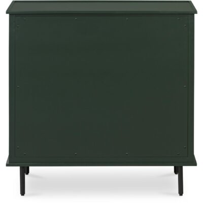Reagan 3 Drawer Nightstand Deep Green JU-1007-27 JU 1007 27 03