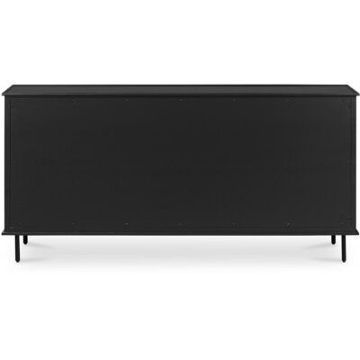 Reagan 6 Drawer Dresser Black 14 Reagan 6 Drawer Dresser Black JU-1008-02 JU 1008 02 03