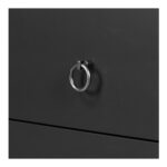Reagan 6 Drawer Dresser Black JU-1008-02 JU 1008 02 06