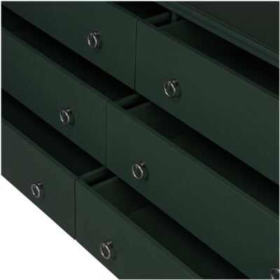 Reagan 6 Drawer Dresser Deep Green 20 Reagan 6 Drawer Dresser Deep Green JU-1008-27 JU 1008 27 09