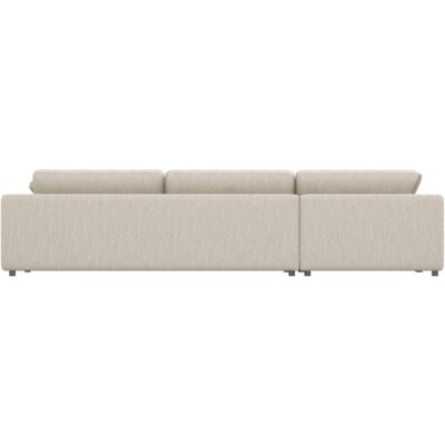 Joelle2 Left Facing Sectional 74630 Joelle Sectional Axel Beige Back White bx3nua