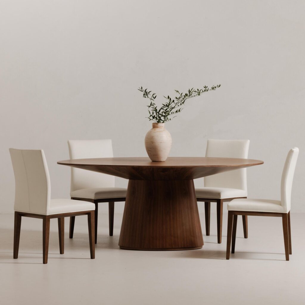 Otago Oval Dining Table Walnut - Image 5