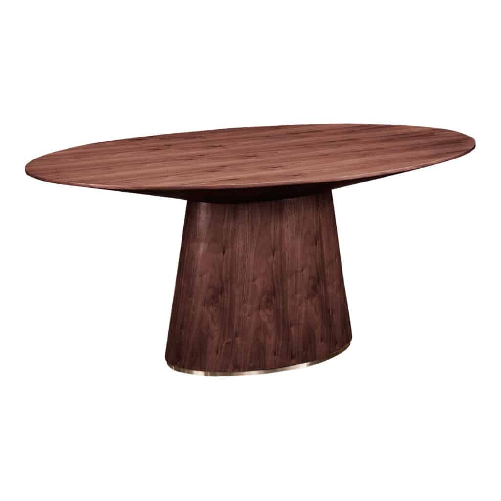 Otago Oval Dining Table Walnut KC-1007-03-0 KC 1007 03