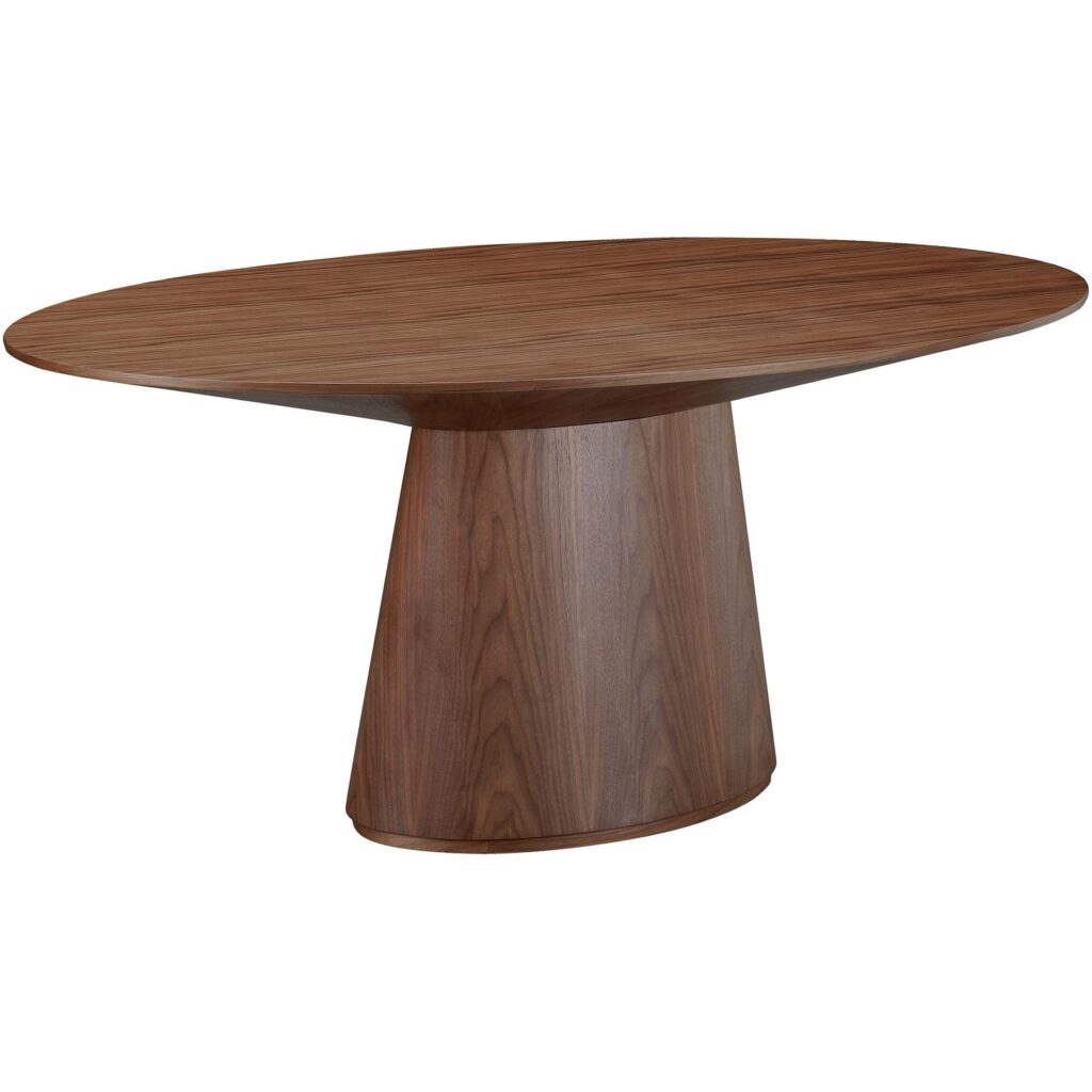 Otago Oval Dining Table Walnut - Image 2
