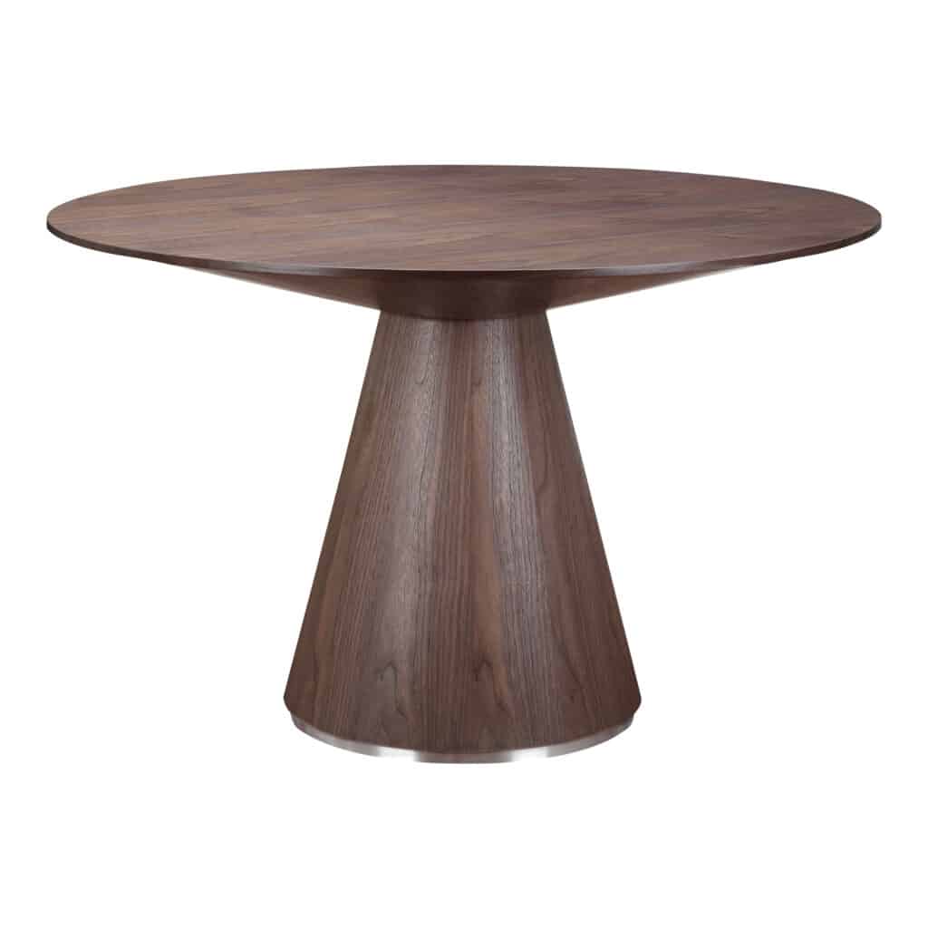 Otago Dining Table Round Walnut KC-1028-03-0 KC 1028 03