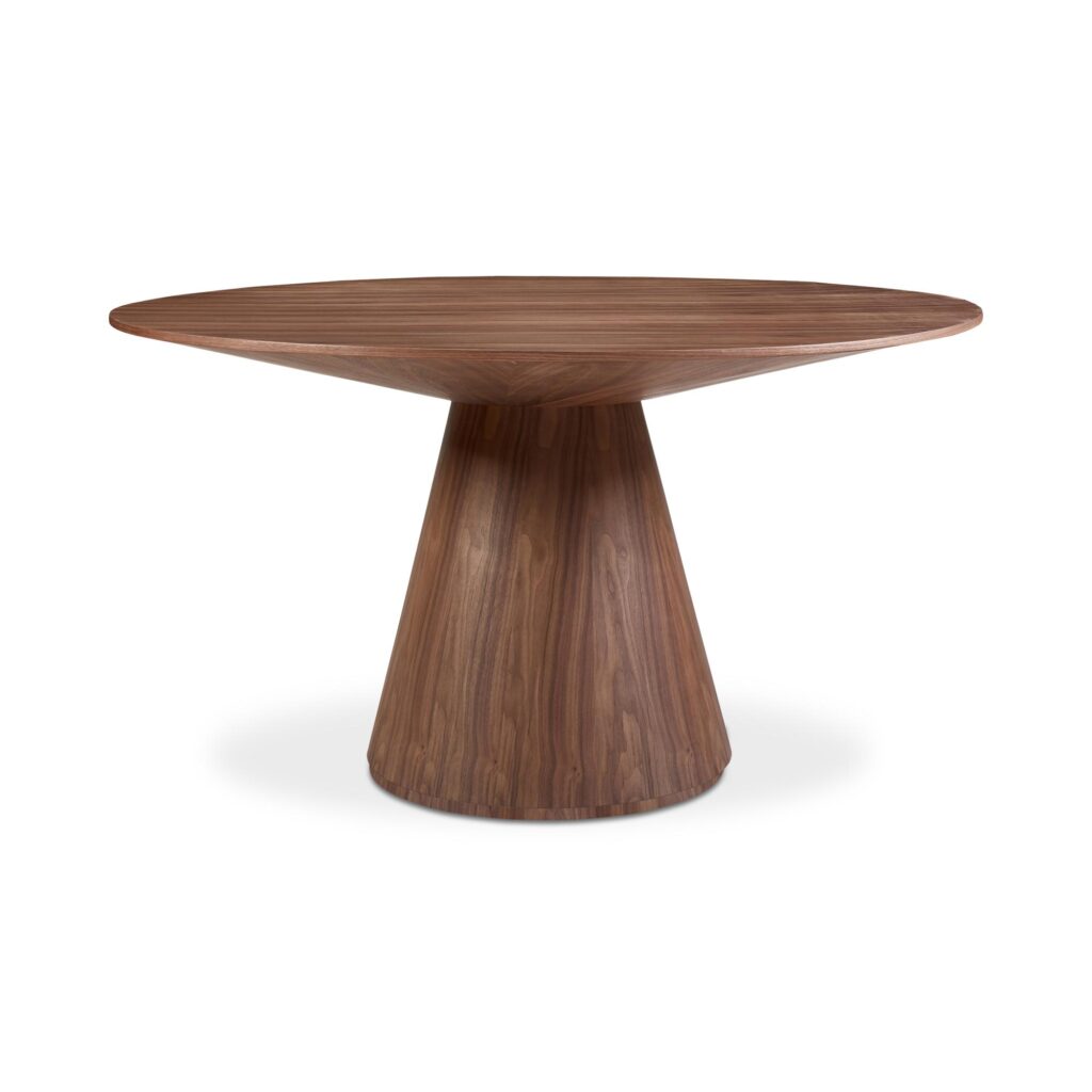 Otago Dining Table 54In Round Walnut KC-1029-03-0 KC 1029 03