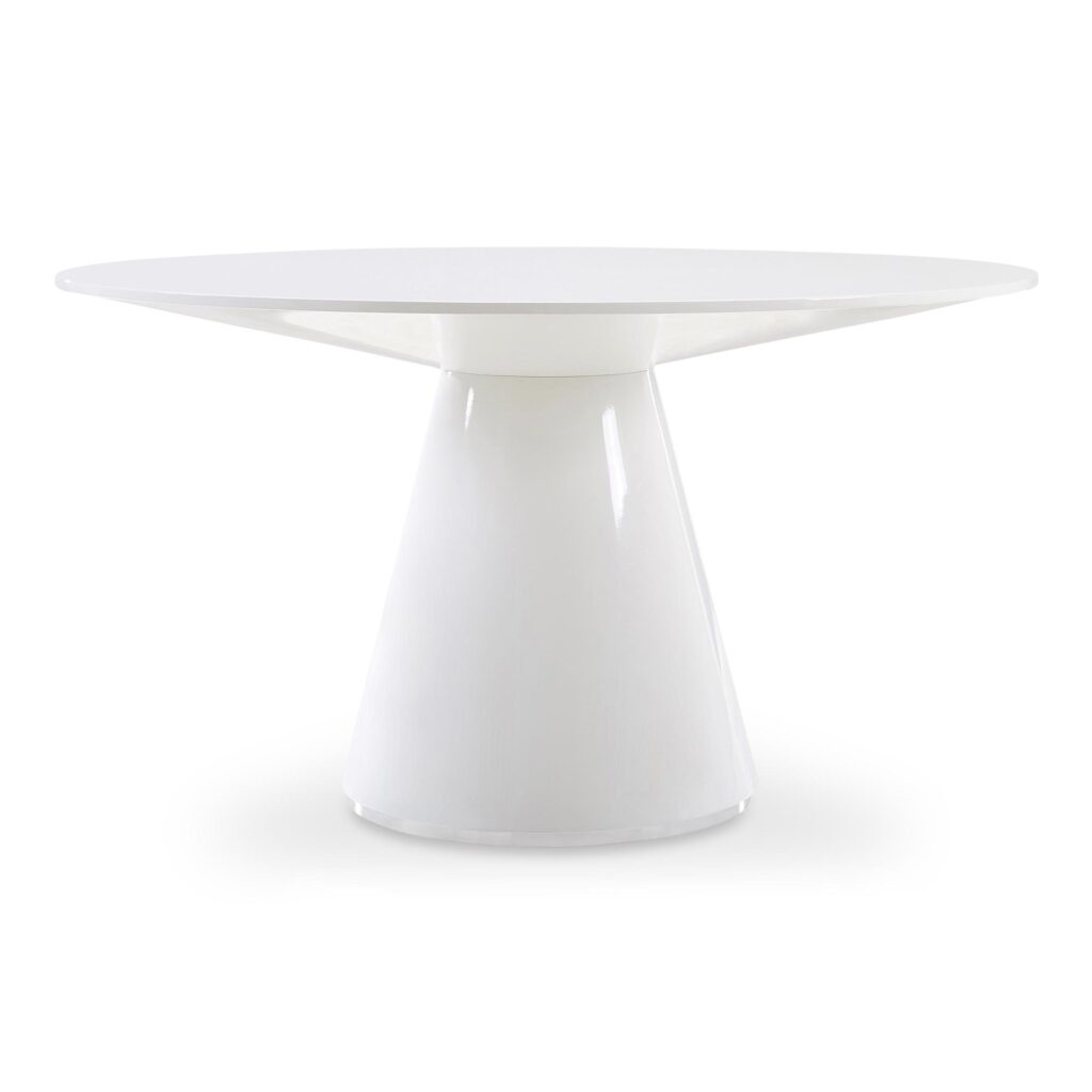 Otago Dining Table 54In Round White KC-1029-18-0 KC 1029 18