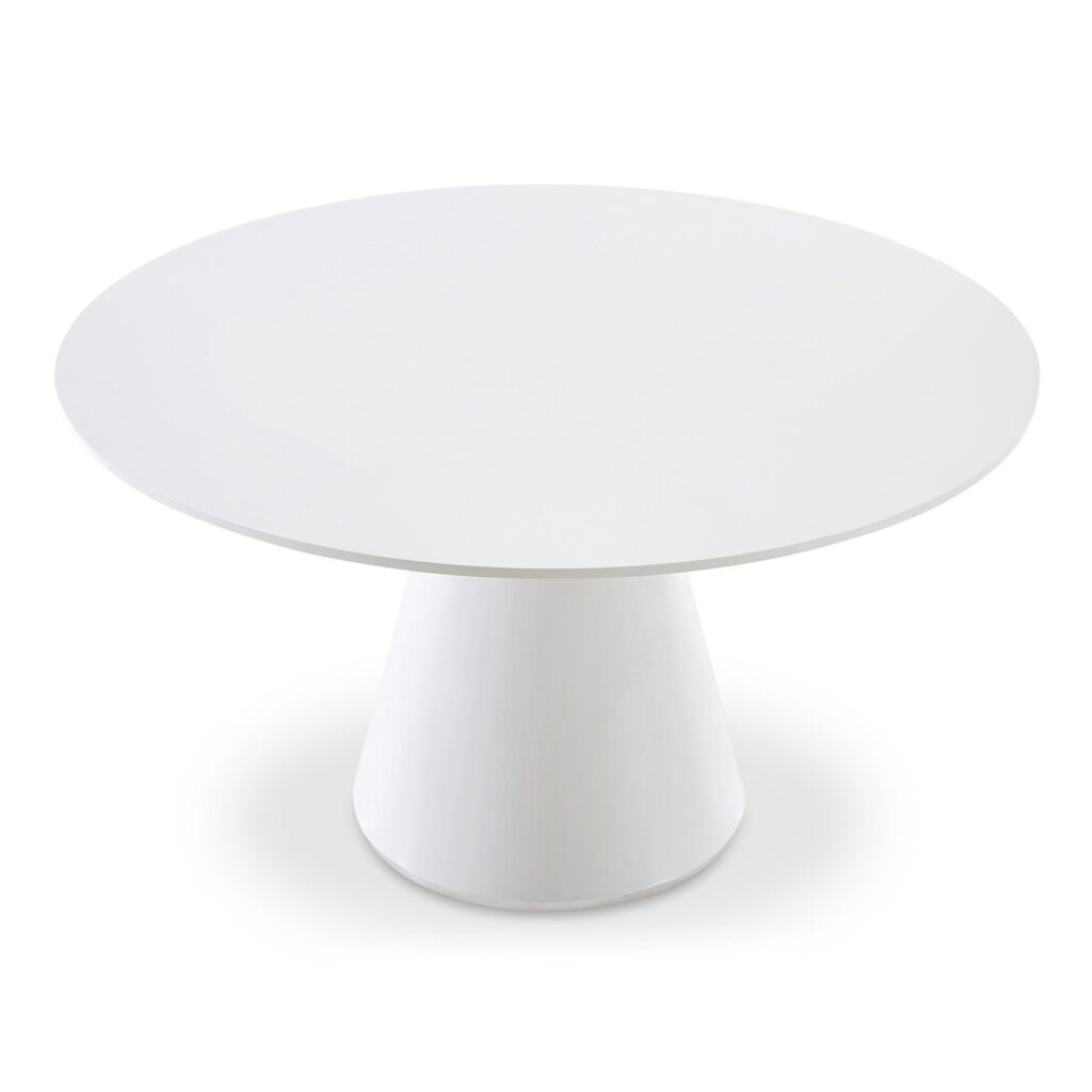 Otago Dining Table 54In Round White KC-1029-18-0 KC 1029 18 01