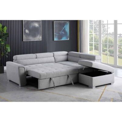 Brassex Sofa Sleeper Bed in Grey