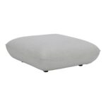 Zeppelin Ottoman Salt Stone White KQ-1014-18 KQ 1014 18 01