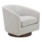 Oscy Swivel Chair Splashed White KQ-1015-05-CAN KQ 1015 05 01