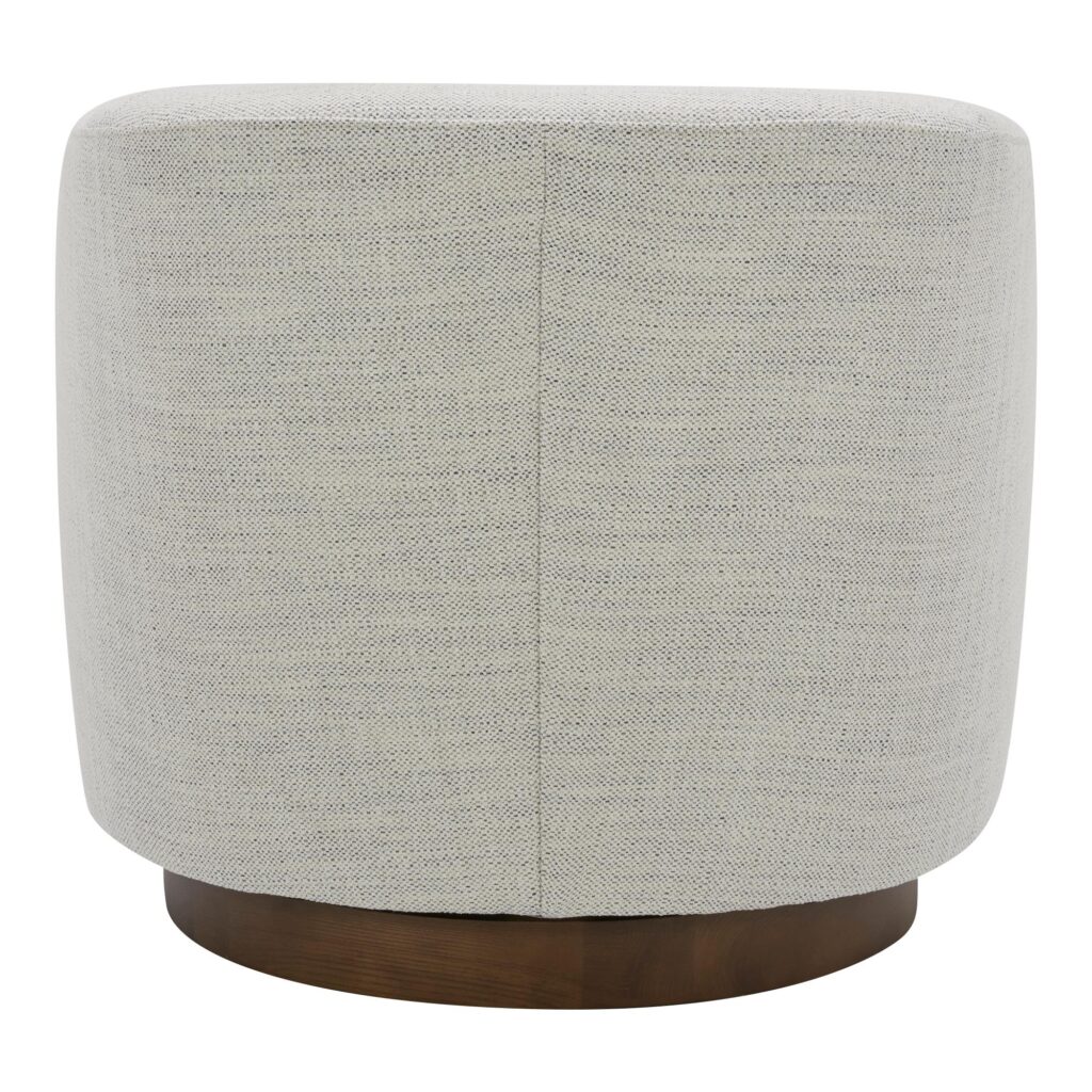 Oscy Swivel Chair Splashed White - Image 4