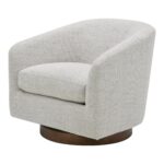 Oscy Swivel Chair Splashed White KQ-1015-05-CAN KQ 1015 05 04