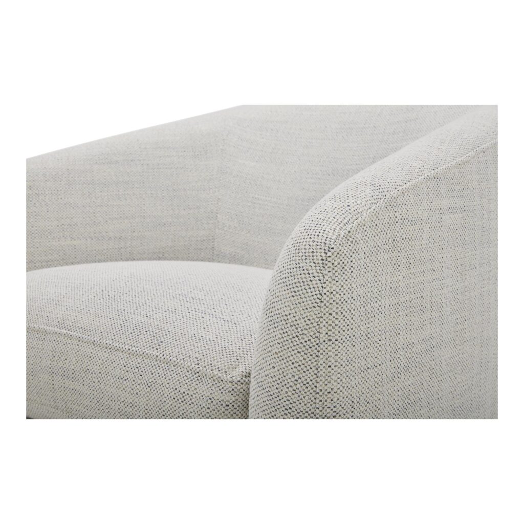 Oscy Swivel Chair Splashed White - Image 6