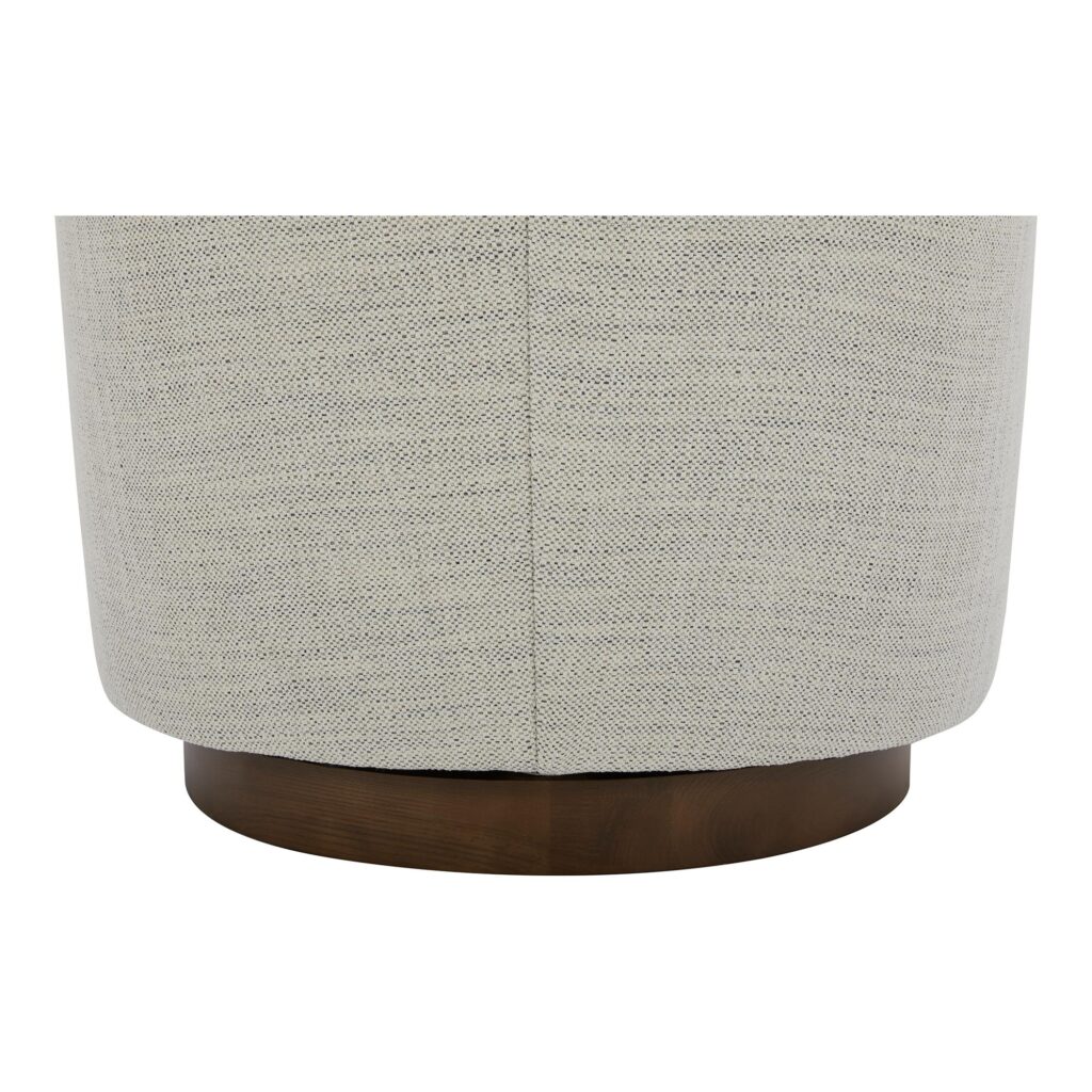 Oscy Swivel Chair Splashed White - Image 10