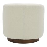 Oscy Swivel Chair Vegan Shearling White KQ-1015-24-CAN KQ 1015 24 03