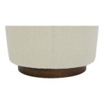 Oscy Swivel Chair Vegan Shearling White KQ-1015-24-CAN KQ 1015 24 09