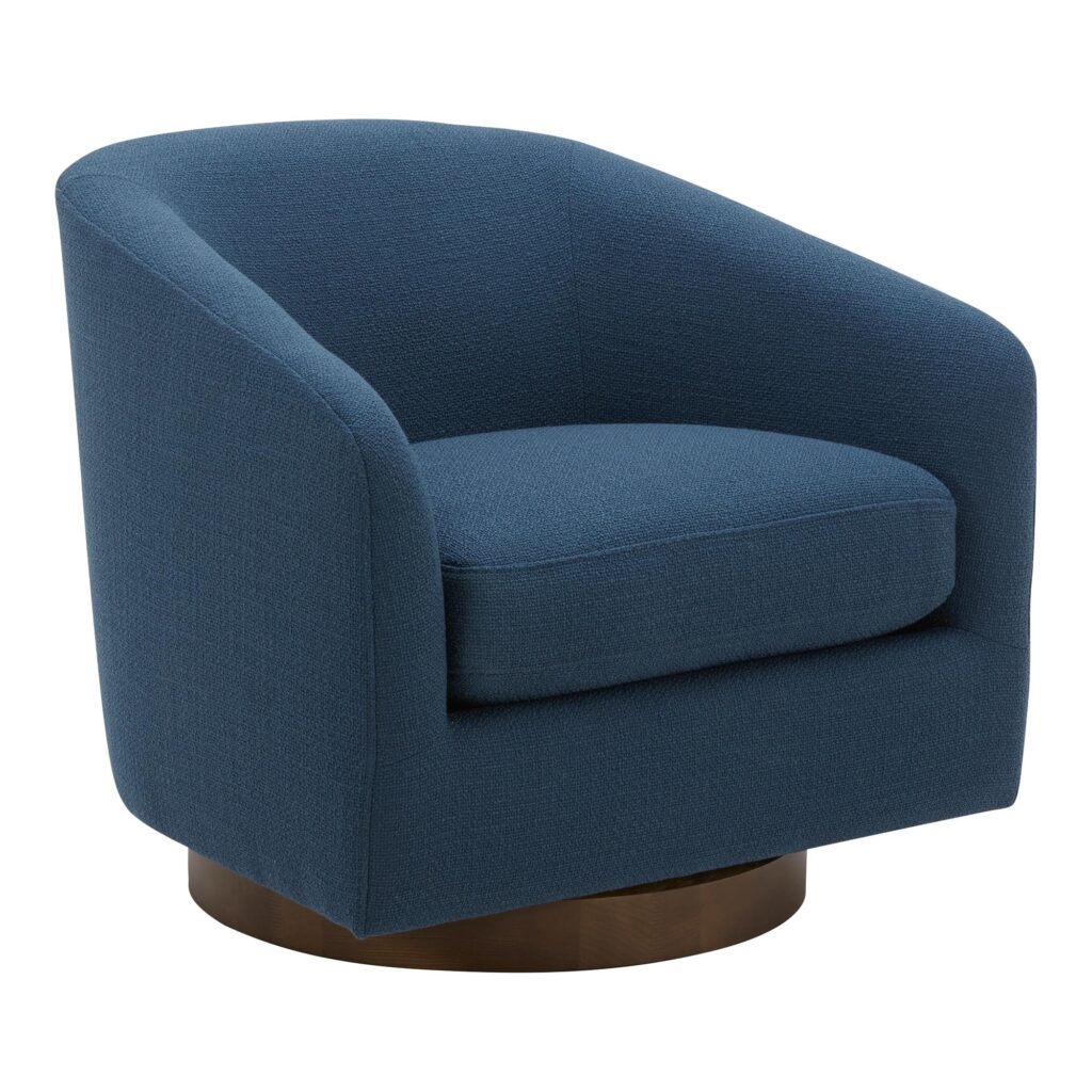 Oscy Swivel Chair Dark Atlantic - Image 2