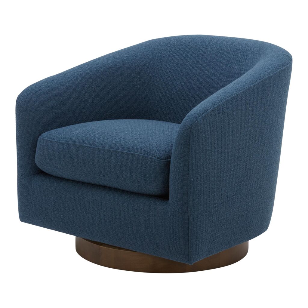 Oscy Swivel Chair Dark Atlantic - Image 5