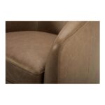 Oscy Leather Swivel Chair Tan KQ-1015-40-CAN KQ 1015 40 04