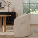Barrow Rolling Dining Chair White Mist KQ-1024-18-CAN KQ 1024 18 14