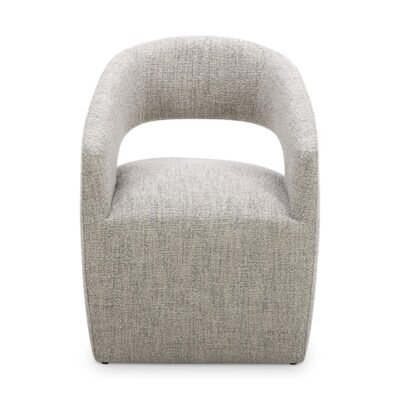 Barrow Performance Fabric Rolling Dining Chair