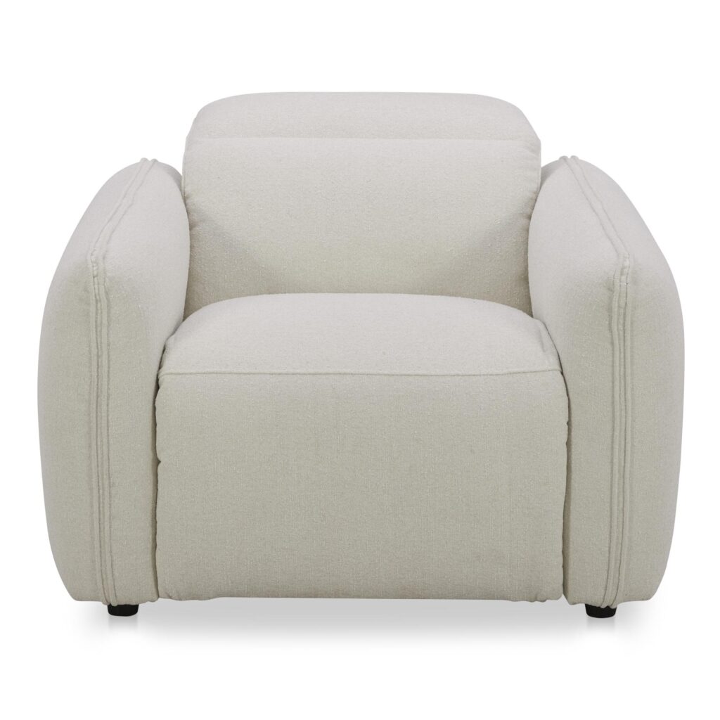 Eli Power Recliner Chair Warm White - Image 2