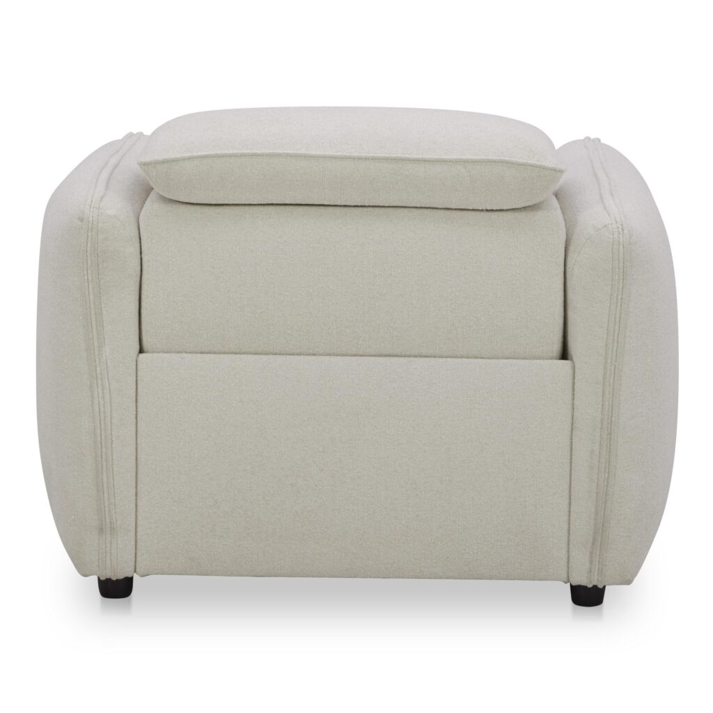 Eli Power Recliner Chair Warm White - Image 5