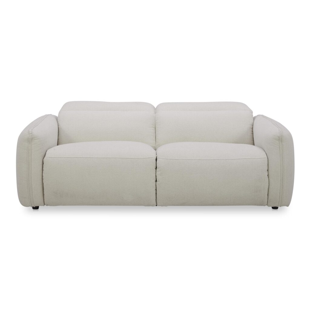 Eli Power Recliner Sofa Warm White - Image 2