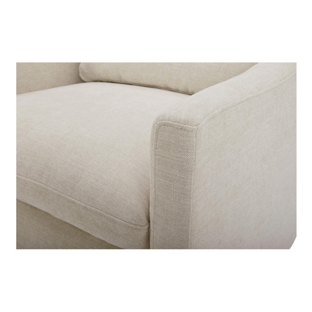 Linden Swivel Chair Soft Beige - Image 5