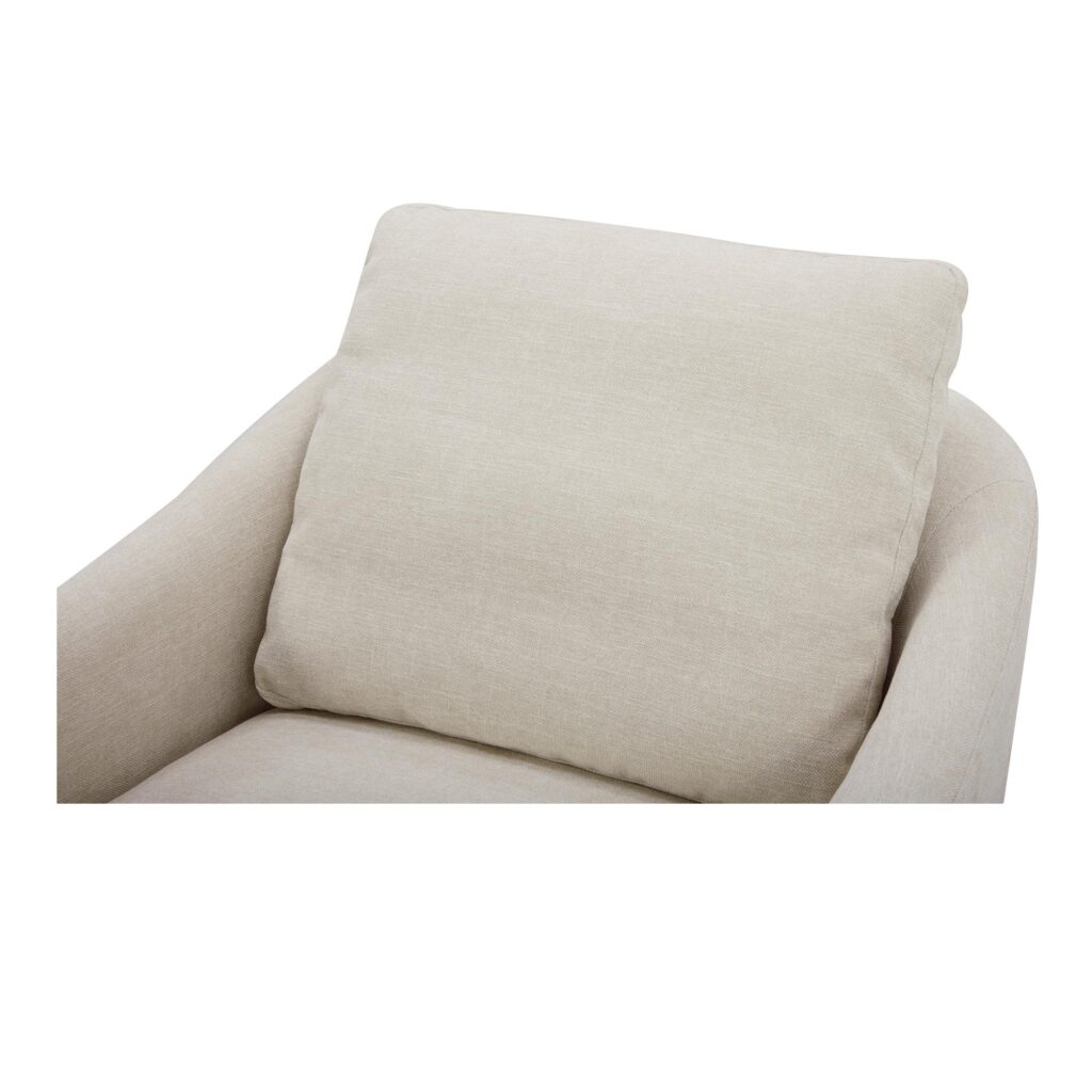 Linden Swivel Chair Soft Beige - Image 6