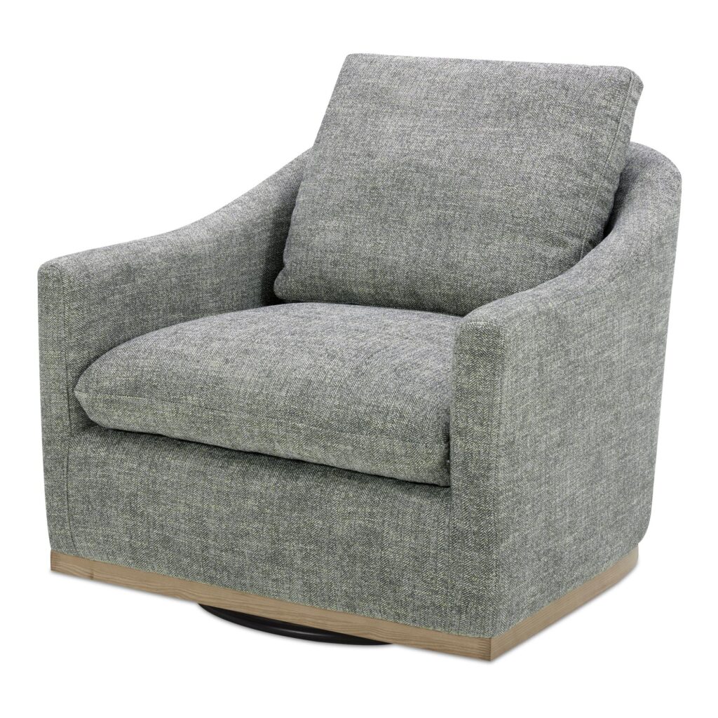 Linden Swivel Chair Slated Moss - Image 2
