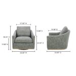 Linden Swivel Chair Slated Moss KQ-1029-37-CAN KQ 1029 37 70