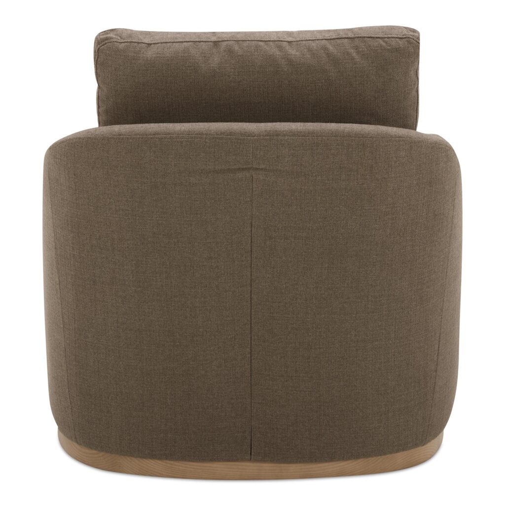 Linden Swivel Chair Soft Taupe - Image 4
