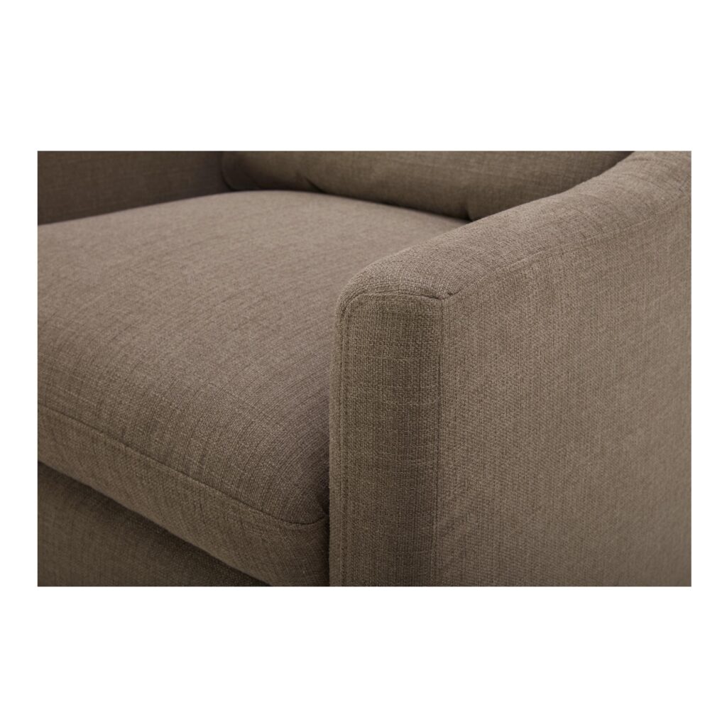 Linden Swivel Chair Soft Taupe - Image 5