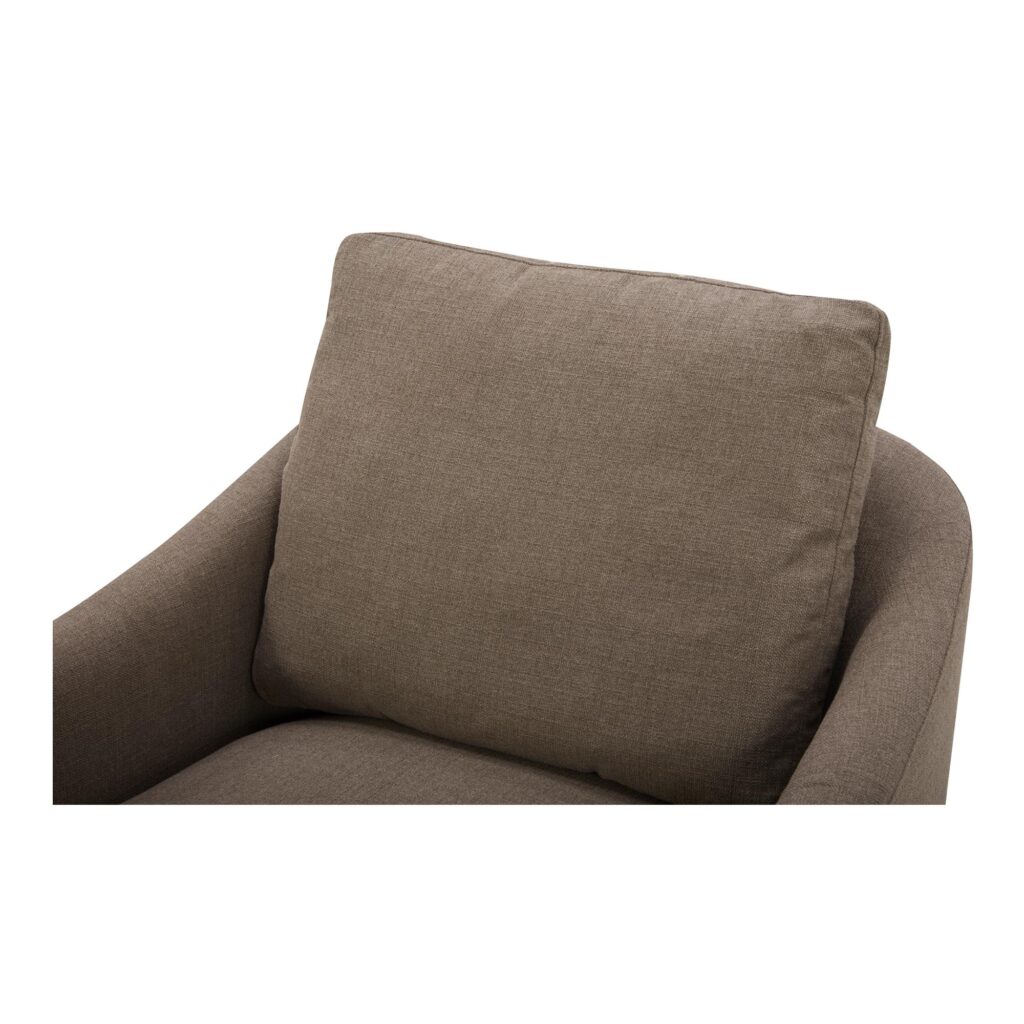 Linden Swivel Chair Soft Taupe - Image 6