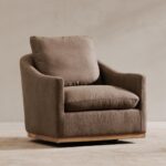 Linden Swivel Chair Soft Taupe KQ-1029-39-CAN KQ 1029 39 30