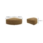 Lowtide Curved Ottoman Amber Glow KQ-1033-09 KQ 1033 09 70