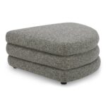 Lowtide Curved Ottoman Stone Tweed KQ-1033-37 KQ 1033 37 01